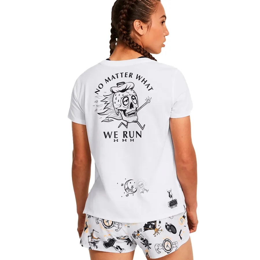 Imagen 1 de 4 de Remera Under Armour Run-BLANCO/NEGRO