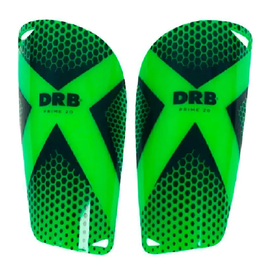 Imagen 0 de 2 de Canilleras DRB Canillera Prime 20-VERDE/NEGRO