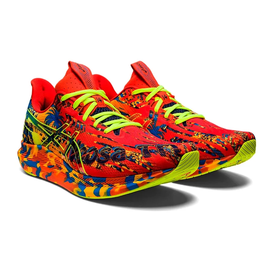 Imagen 1 de 5 de Zapatillas Asics Noosa 14 Tri Standard-ROJO/LIMA/AZUL