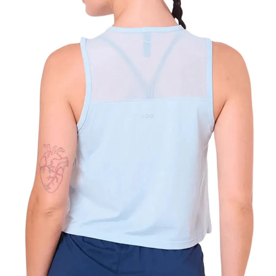 Imagen 2 de 5 de Musculosa Saucony Stopwatch Crop Tank-CELESTE