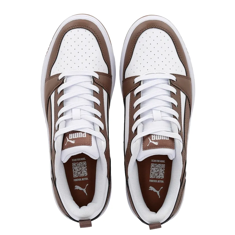 Imagen 3 de 5 de Zapatillas Puma Rebound V6-BLANCO/MARRON