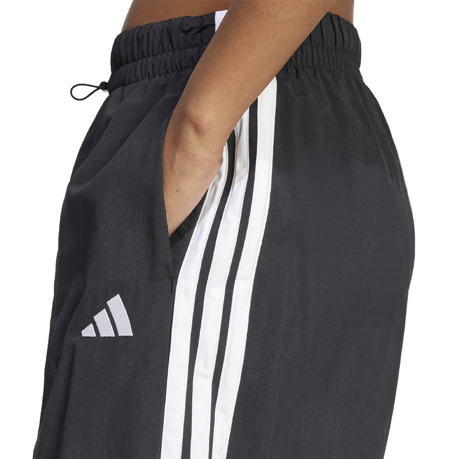 Imagen 3 de 5 de Pantalón adidas Essentials 3 Stripes Lifestyle-NEGRO/BLANCO