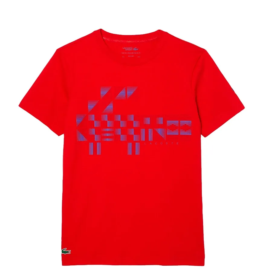 Imagen 0 de 6 de Remera Lacoste Novak Djokovic-ROJO/AZUL
