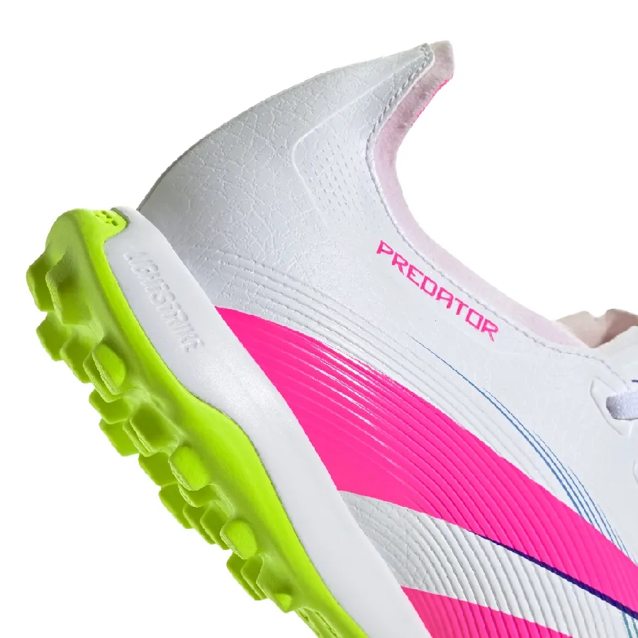 Imagen 6 de 7 de Botines adidas Predator League Tf-BLANCO/ROSA FLUOR/AMARILLO FLUOR