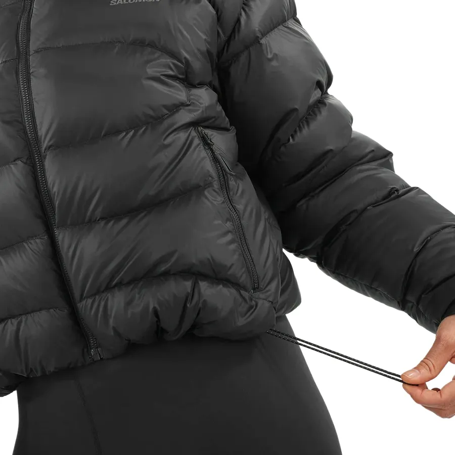 Imagen 5 de 7 de Campera Salomon Outline Nov Crop Down-NEGRO