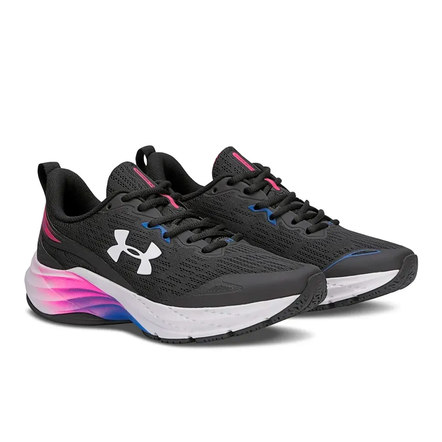 Imagen 1 de 5 de Zapatillas Under Armour Charged Stride Lam-NEGRO/FUCSIA/VIOLETA