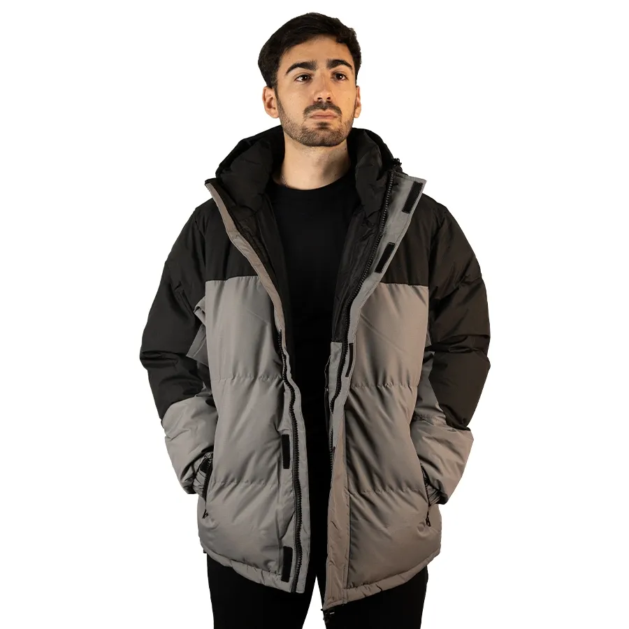 Imagen 0 de 8 de Campera Kamp Padding 25-GRIS/NEGRO