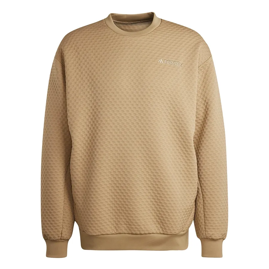 Imagen 3 de 4 de Buzo adidas Xploric Crewneck-KAKI