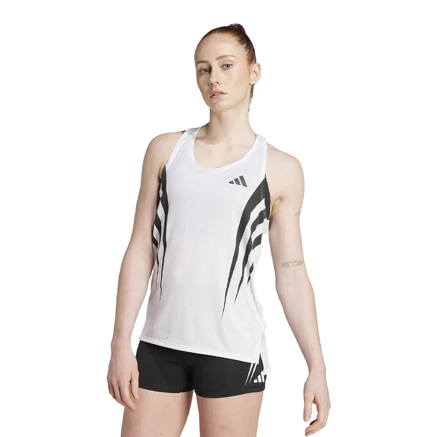 Imagen 0 de 5 de Musculosa adidas de running adizero archive-BLANCO/NEGRO