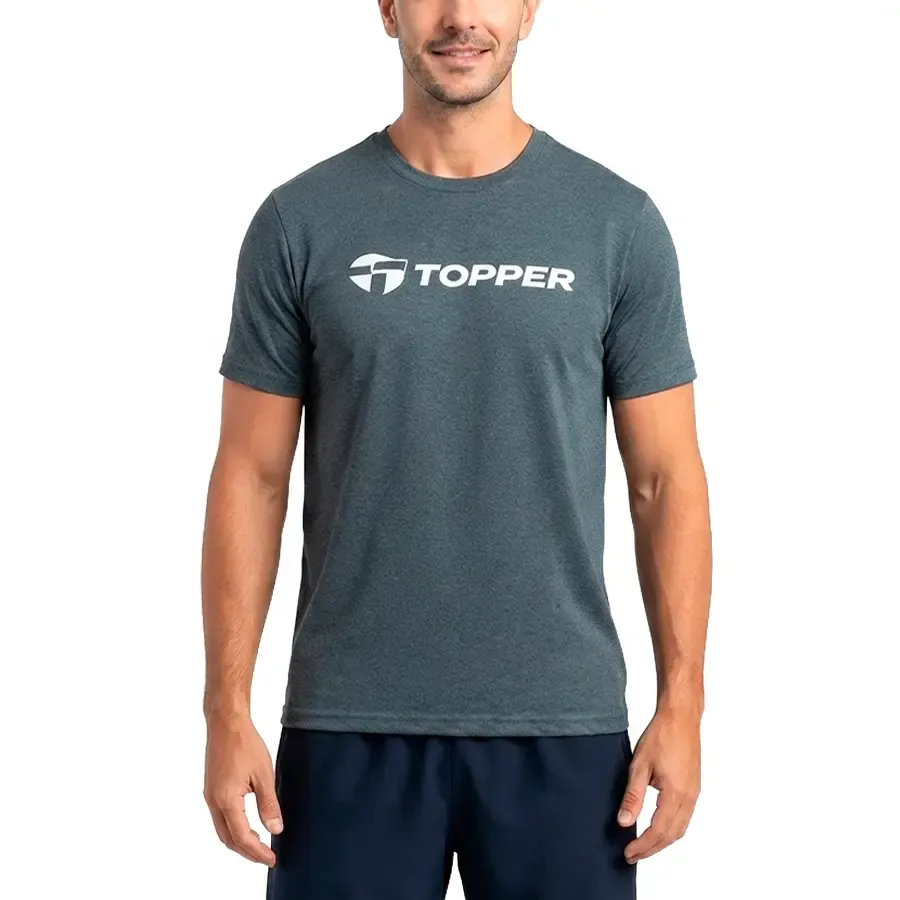 Imagen 0 de 2 de Remera Topper Estampada Brand Tee-GRIS