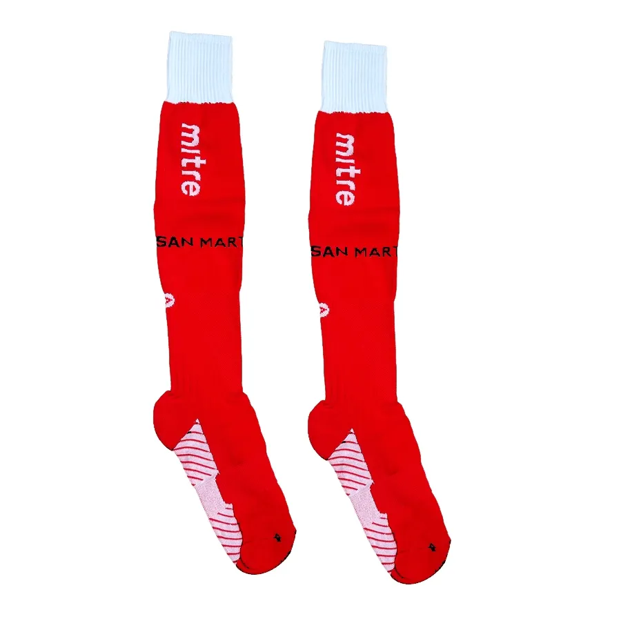 Imagen 1 de 2 de Medias Mitre Match Socks Of San Martin Mza Jr-ROJO/BLANCO