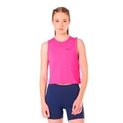 Musculosa Saucony Stopwatch Crop Tank
