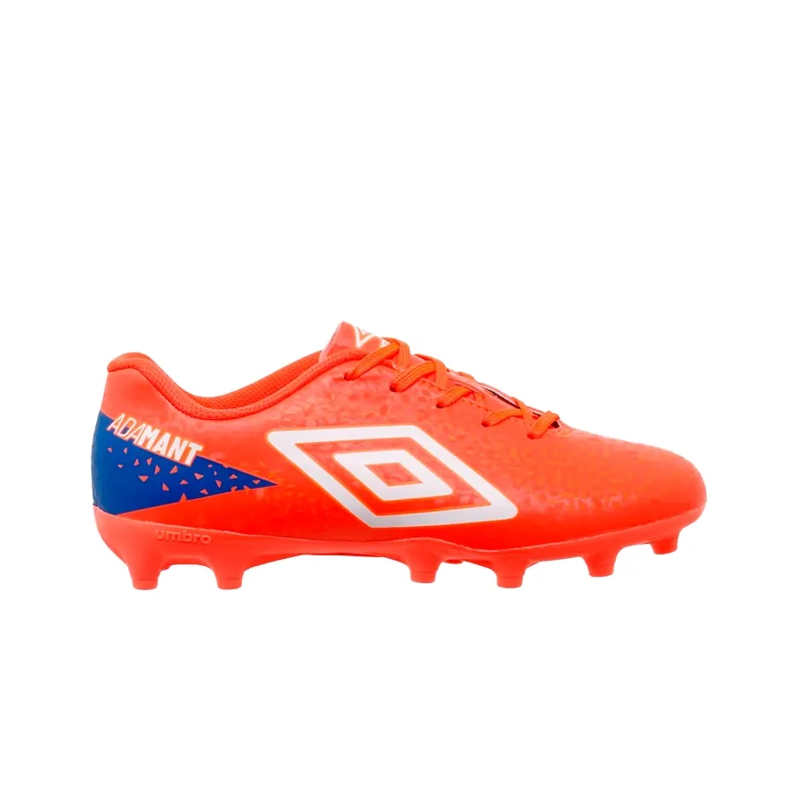 Imagen 0 de 6 de Botines Umbro Adamant Jr-CORAL FLUOR/BLANCO