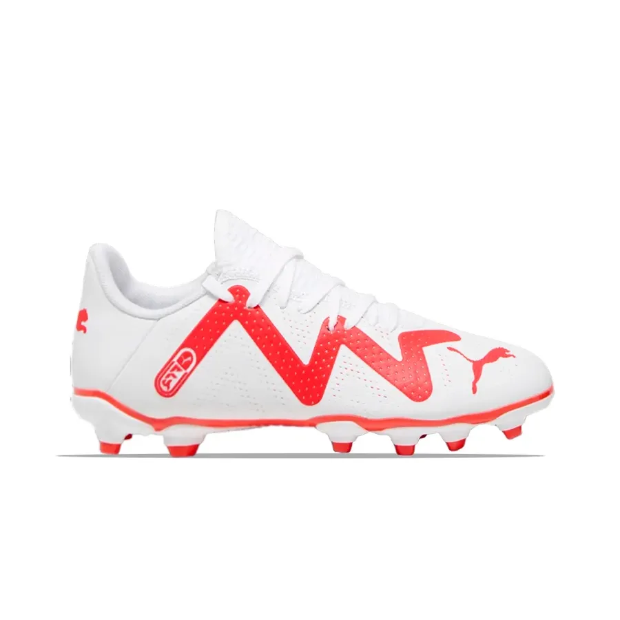 Imagen 0 de 6 de Botines Puma Future Play Fg Ag Jr-BLANCO/CORAL