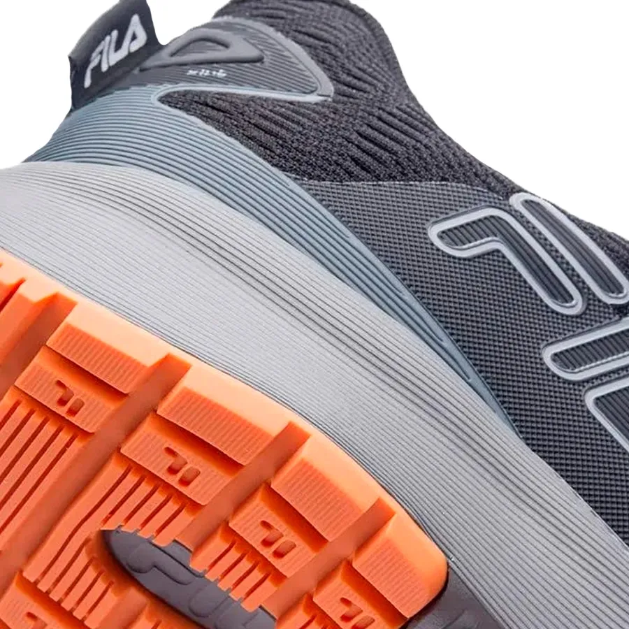 Imagen 2 de 4 de Zapatillas Fila Ride-NEGRO/GRIS/NARANJA