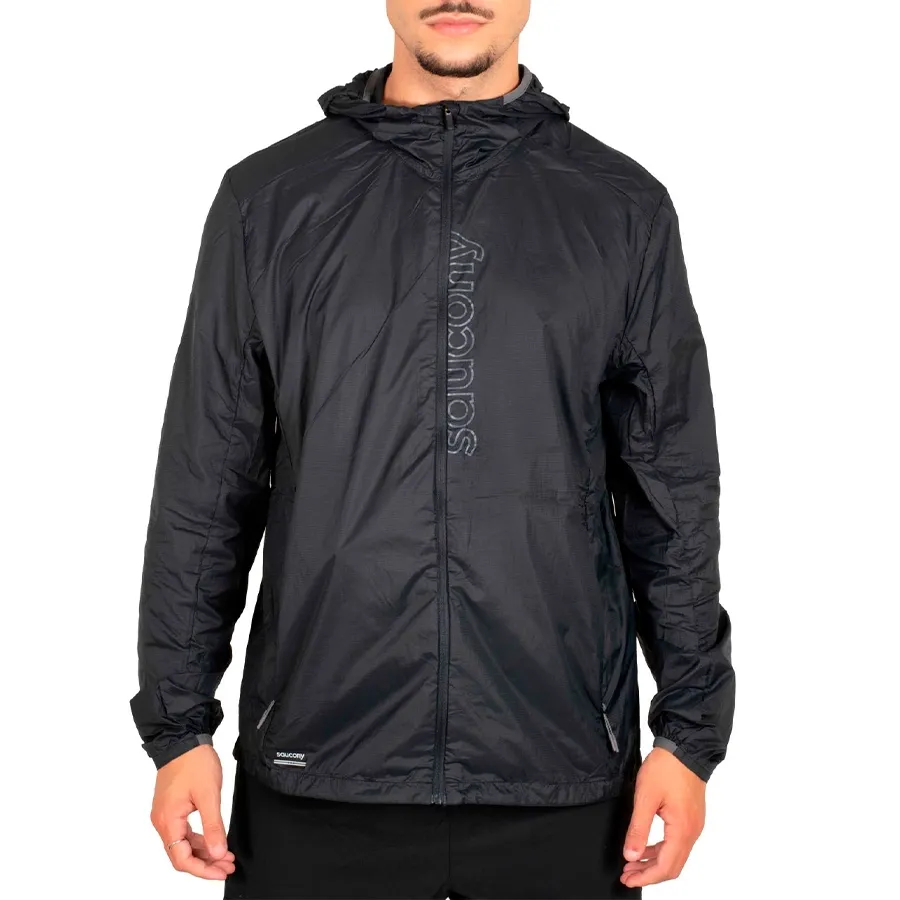 Imagen 0 de 4 de Campera Saucony Peregrine Packaway-NEGRO