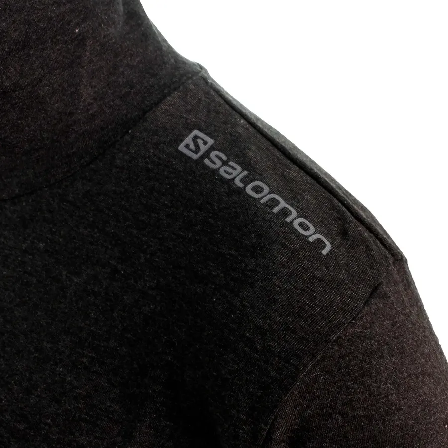 Imagen 1 de 2 de Remera Salomon Cotton Turtleneck-NEGRO