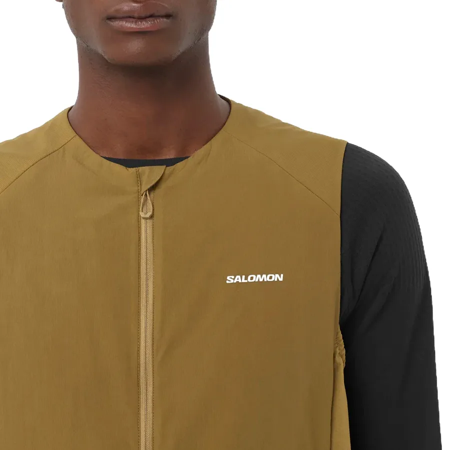 Imagen 4 de 6 de Chaleco Salomon Mntain Flex Hyb Vst-VERDE SECO
