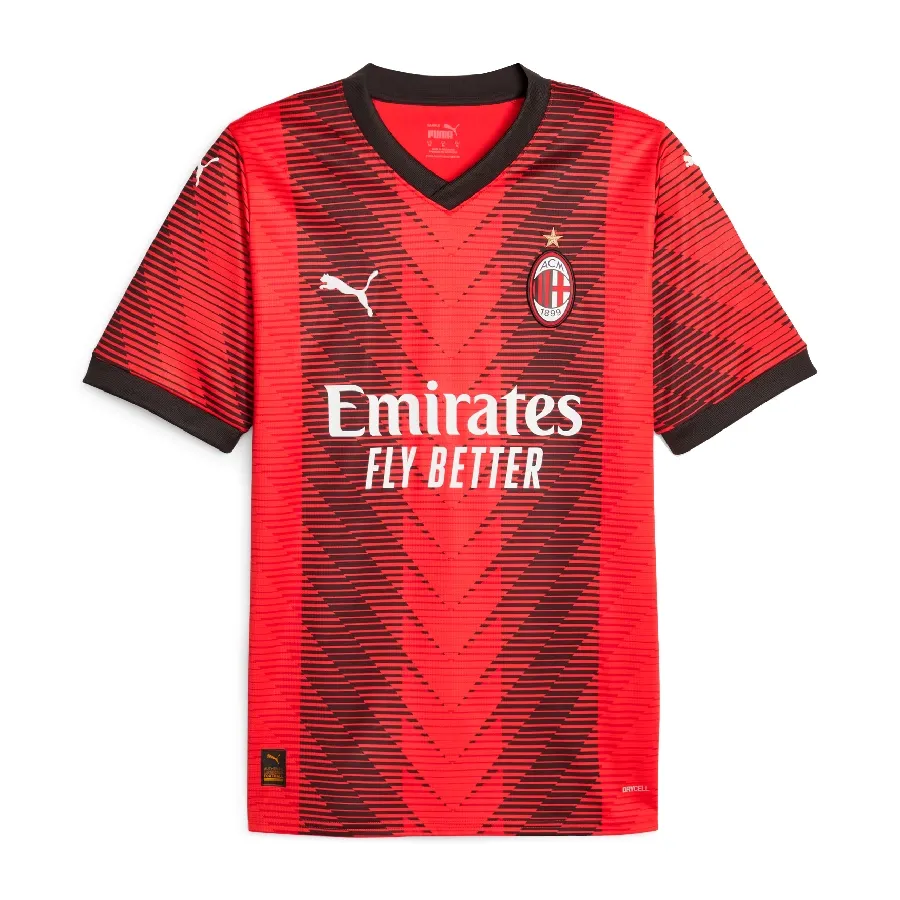 Imagen 0 de 5 de Camiseta Puma Jersey AC Milan Réplica Home-ROJO/NEGRO