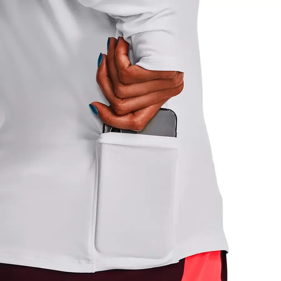 Imagen 5 de 7 de Campera Under Armour Launch Pro Half Zip-BLANCO