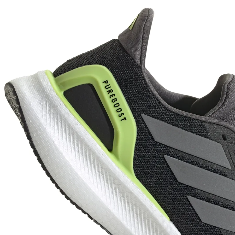 Imagen 6 de 8 de Zapatillas adidas Pureboost 5-GRAFITO/NEGRO/LIMA