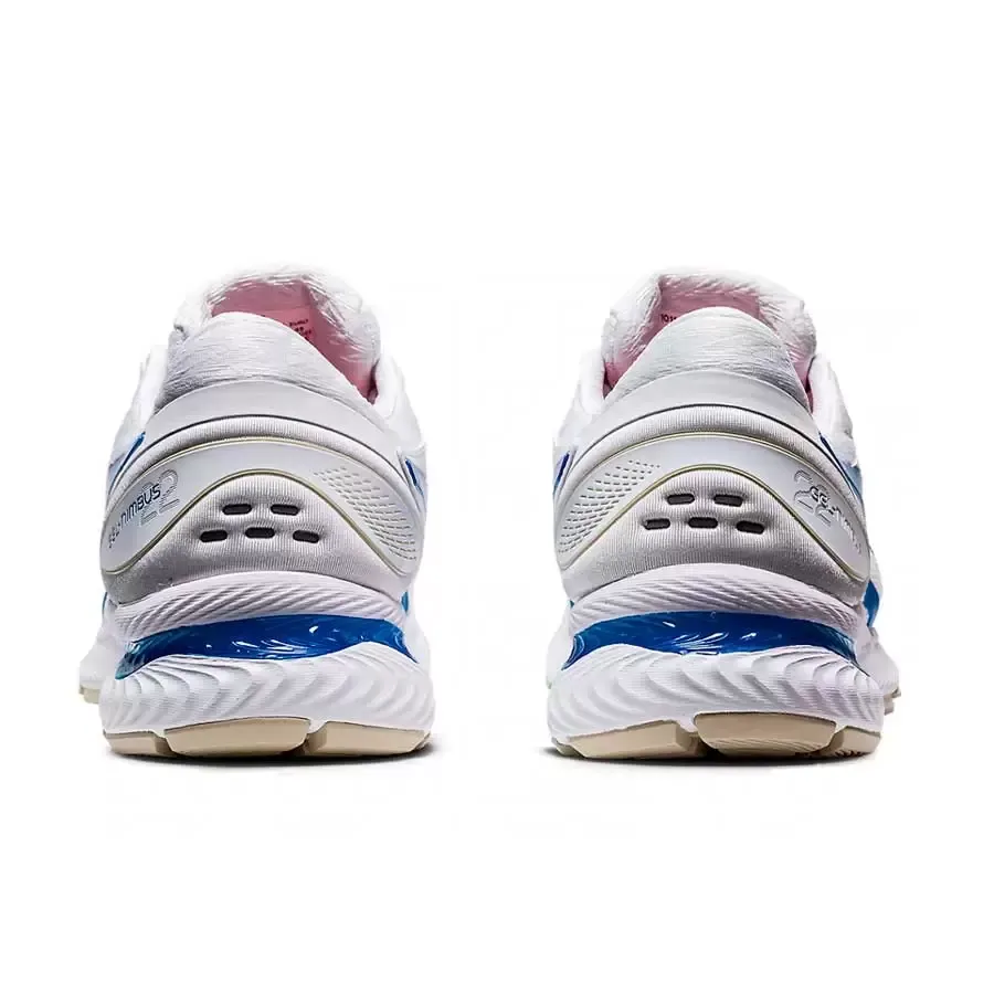 Imagen 3 de 5 de Zapatillas Asics Gel Nimbus 22 Retro  W-BLANCO/AZUL/ROJO
