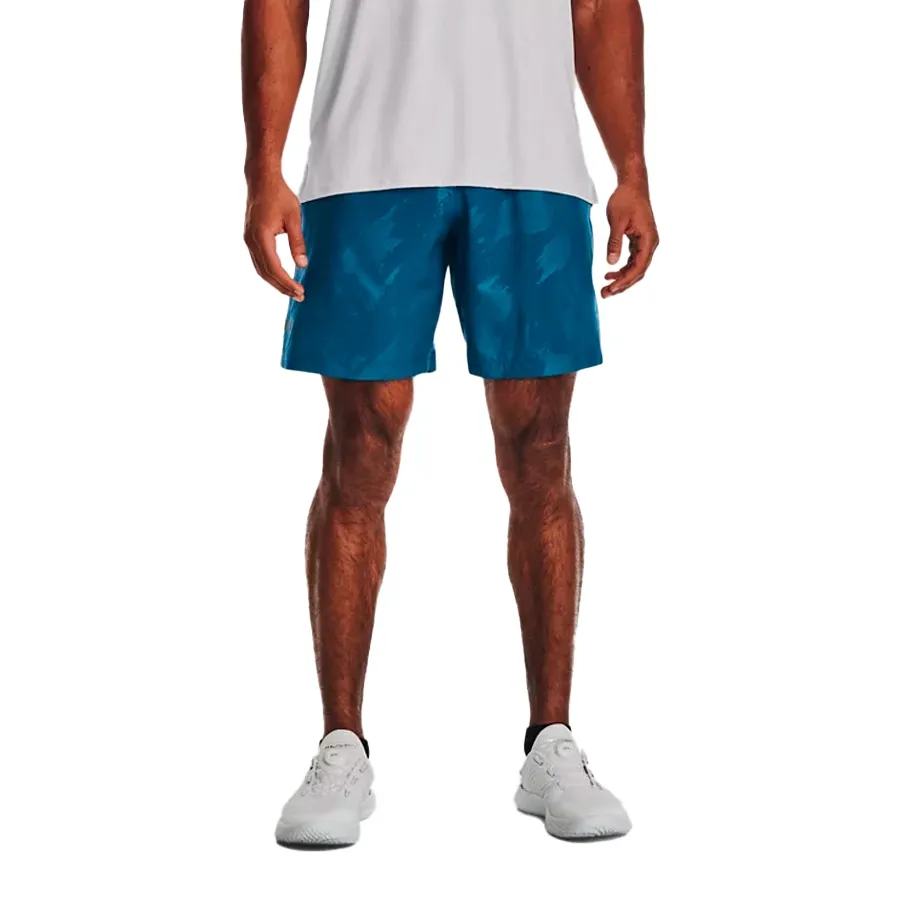 Imagen 0 de 4 de Shorts Under Armour Woven Emboss-AZUL