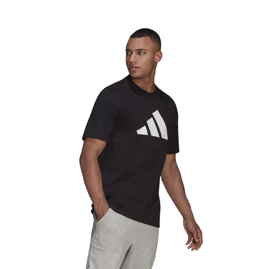 Imagen 3 de 6 de Remera adidas Sportswear Logo-NEGRO