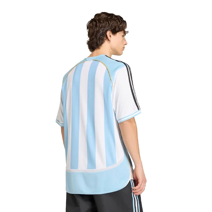Imagen 3 de 6 de Camiseta adidas Titular Selección Argentina 2006 Afa-BLANCO/CELESTE