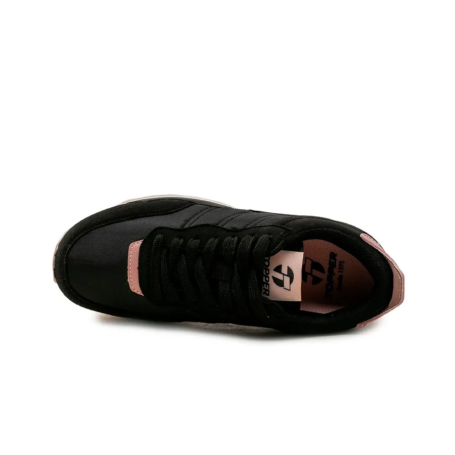 Imagen 4 de 5 de Zapatillas Topper Temple Plataforma-NEGRO/ROSA VIEJO