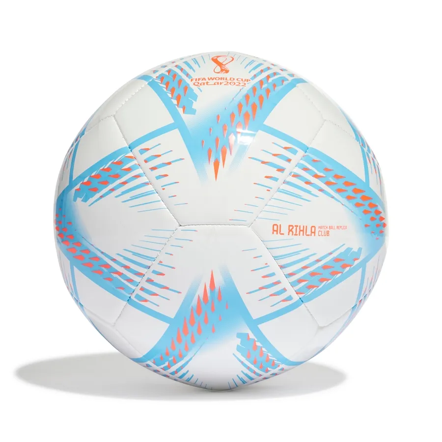 Imagen 1 de 4 de Pelota adidas Al Rihla Clb-BLANCO/CELESTE/NARANJA