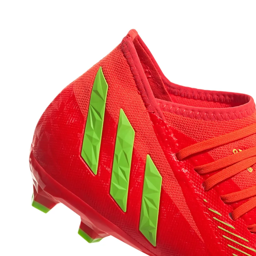 Imagen 3 de 5 de Botines adidas Predator Edge 3 Fg-ROJO/VERDE FLUOR