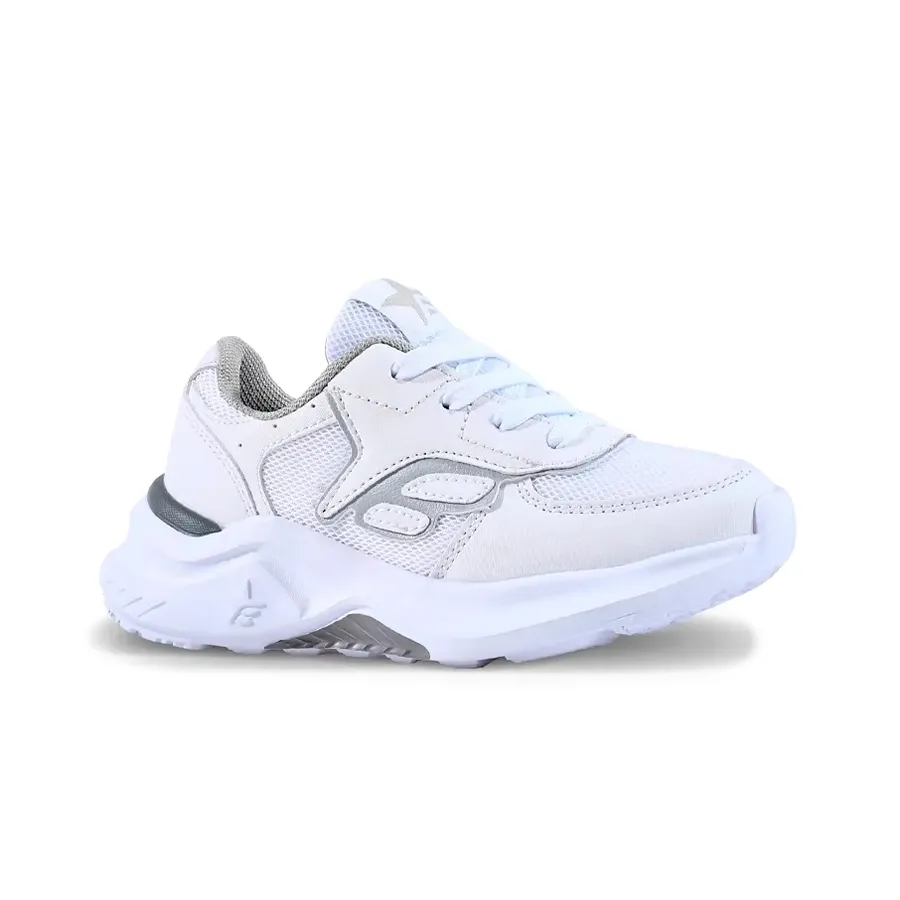 Imagen 0 de 3 de Zapatillas Footy Escolar Princeton-BLANCO/GRIS