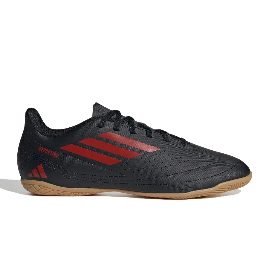 Imagen 0 de 7 de Botines adidas Deportivo III In-NEGRO/ROJO