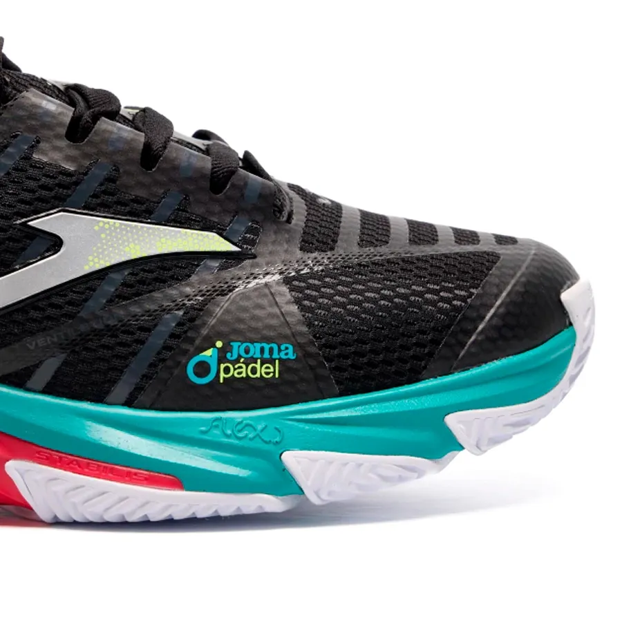 Imagen 5 de 9 de Zapatillas Joma Padel Open-NEGRO/BLANCO/AMARILLO FLUOR