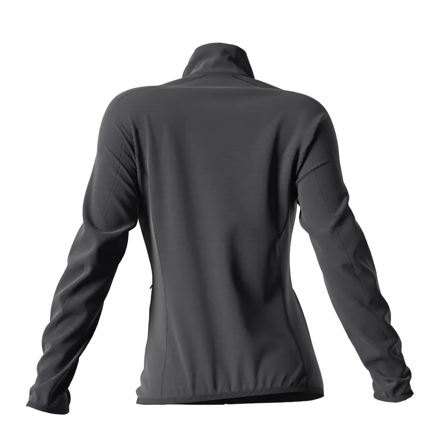 Imagen 1 de 4 de Campera Salomon Outrack Full Zip Mid-NEGRO