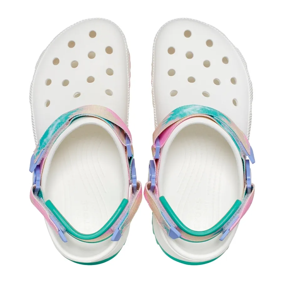 Imagen 5 de 7 de Sandalias Crocs Classic Hiker Clog-BLANCO/VERDE/LILA
