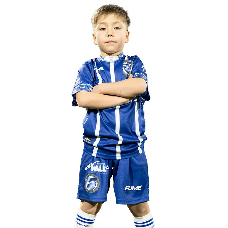 Imagen 0 de 7 de Conjunto Fiume Sport Tripack Godoy Cruz Kids 2025-AZUL/BLANCO