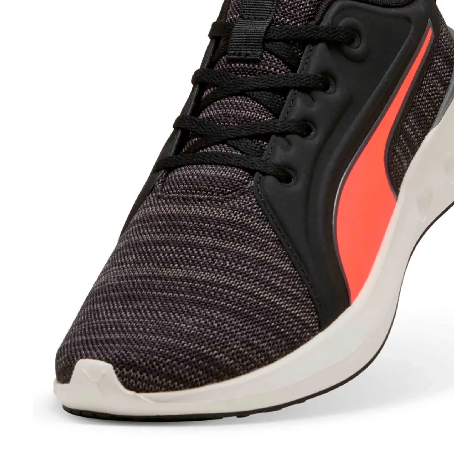 Imagen 5 de 6 de Zapatillas Puma Softride Carson Knit-NEGRO/NARANJA