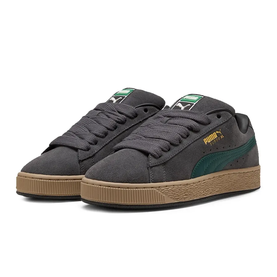 Imagen 1 de 6 de Zapatillas Puma Suede Xl-GRAFITO/VERDE