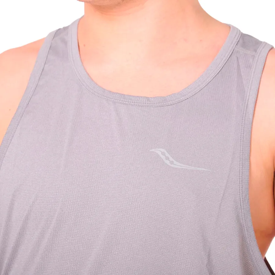 Imagen 3 de 6 de Musculosa Saucony Stopwatch-GRIS