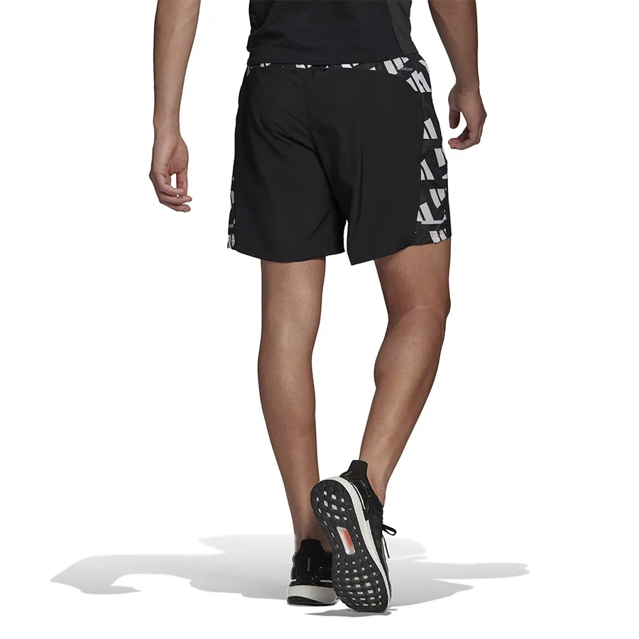 Imagen 1 de 3 de Shorts adidas Own The Run Celebration M-NEGRO/BLANCO