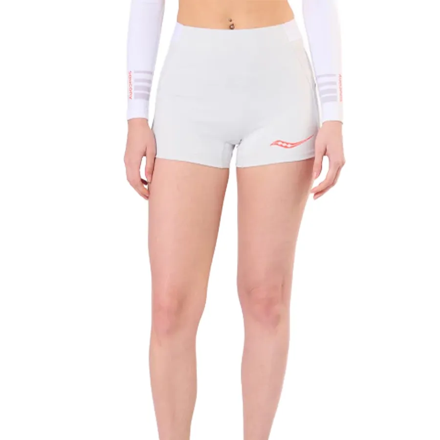 Imagen 0 de 5 de Shorts Saucony Endorphin Hot-BLANCO/NARANJA FLUO