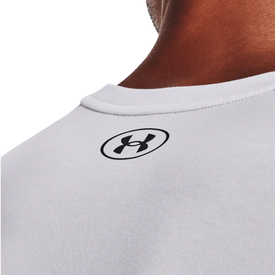 Imagen 4 de 5 de Remera Under Armour Project Rock Statement Hungry-BLANCO/NEGRO