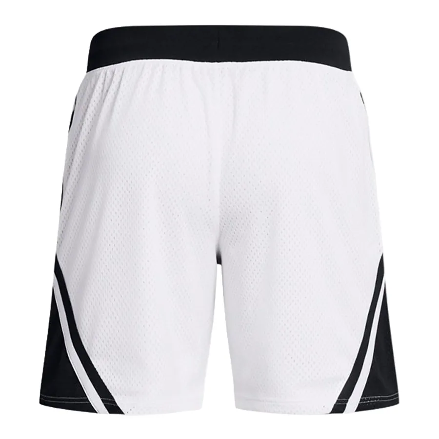 Imagen 3 de 5 de Short Under Armour Curry Mesh-BLANCO/NEGRO