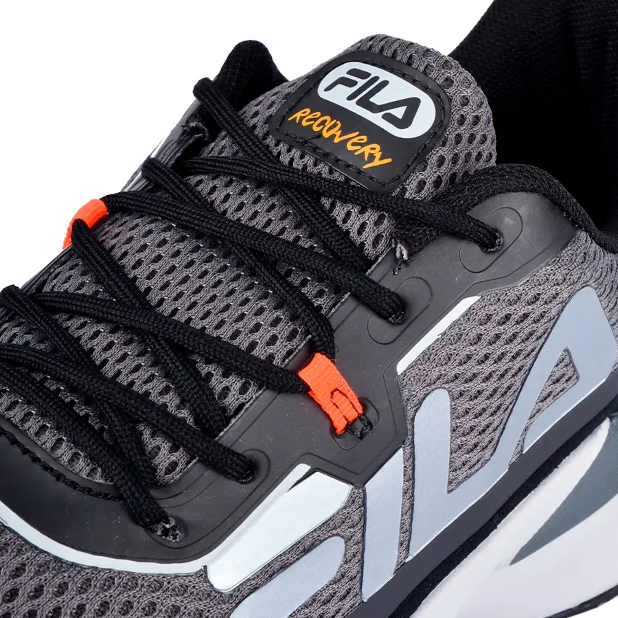 Imagen 3 de 7 de Zapatillas Fila Recovery-NEGRO/GRAFITO/NARANJA