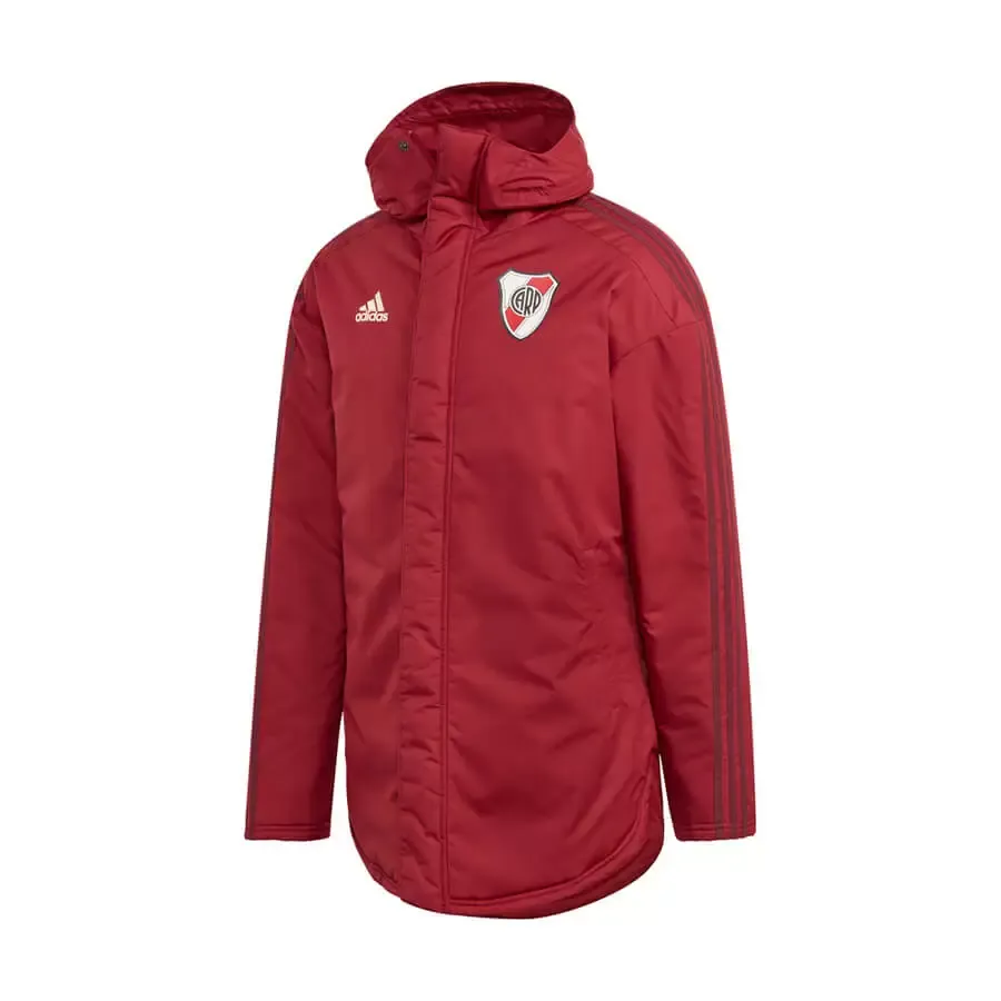 Imagen 3 de 5 de Campera adidas Parka Stadium River Plate-ROJO