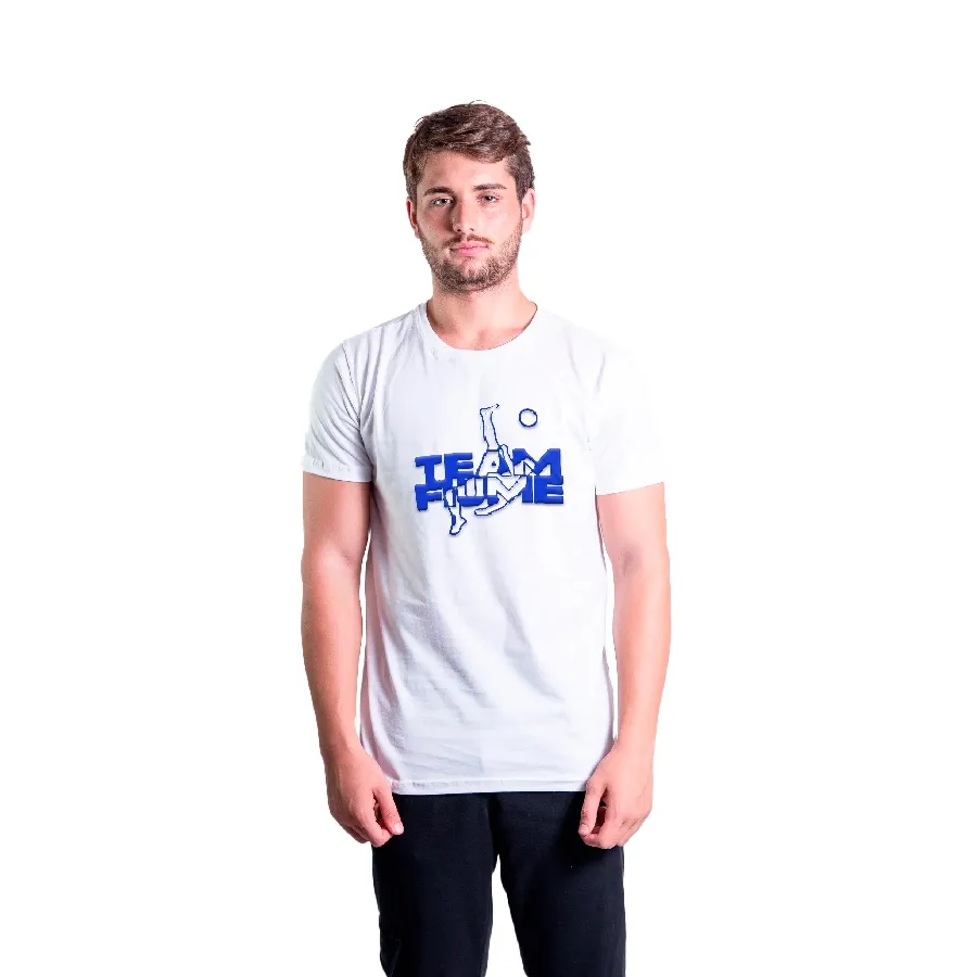 Imagen 0 de 1 de Remera Fiume Sport Linea Fan Godoy Cruz-BLANCO