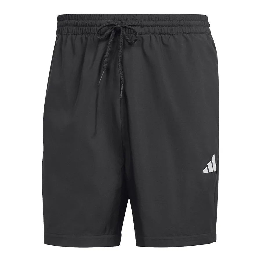 Imagen 1 de 5 de Short adidas Essentials Small Logo Chelsea-NEGRO/BLANCO