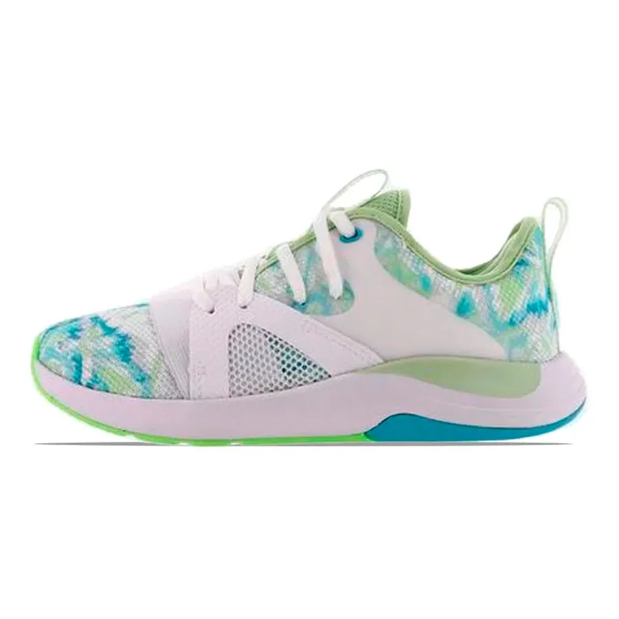 Imagen 1 de 5 de Zapatillas Under Armour Charged Breathe  Lc-BLANCO/VERDE/TURQUESA